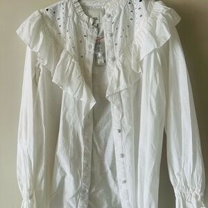 Paris Texas White Blouse